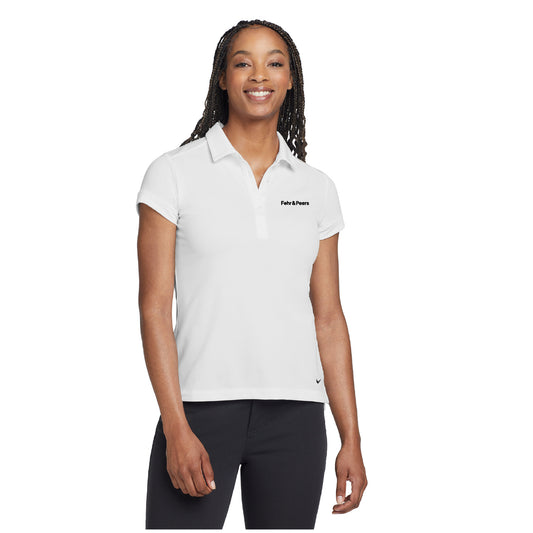 Nike Women's Dri-FIT Solid Icon Pique Modern Fit Polo