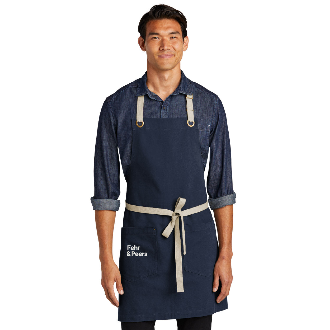 Port Authority Canvas Full-Length Two-Pocket Apron