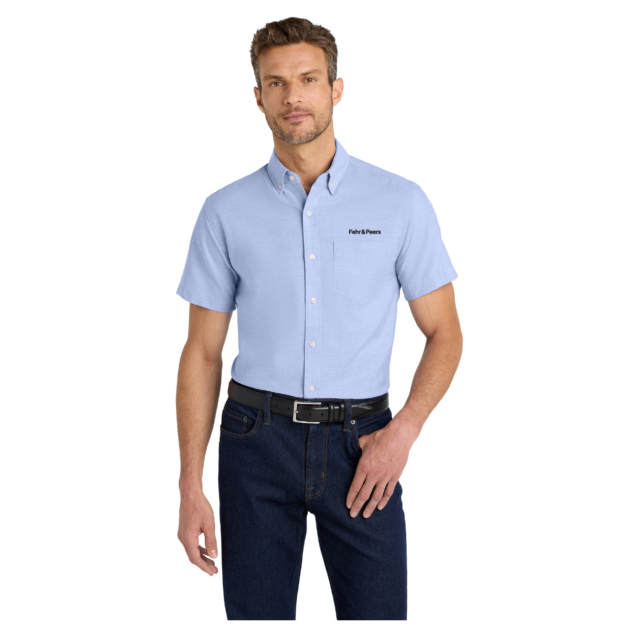 Port Authority® Short Sleeve SuperPro™ Oxford Shirt