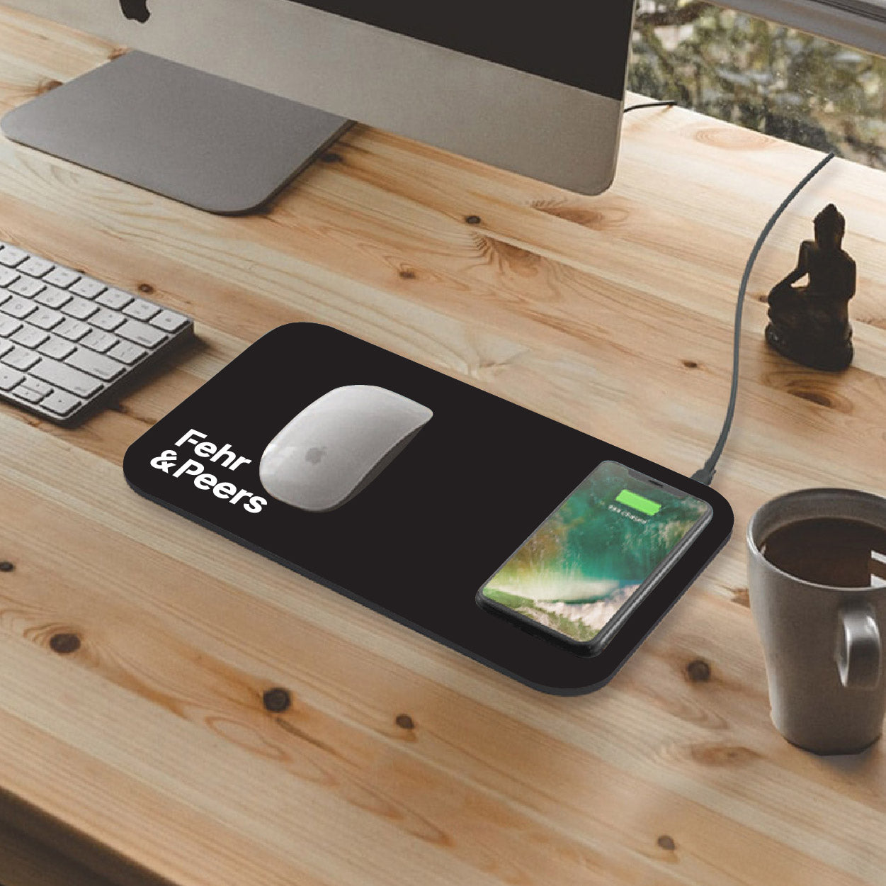 NoWire Wireless Charging Mouse Pad