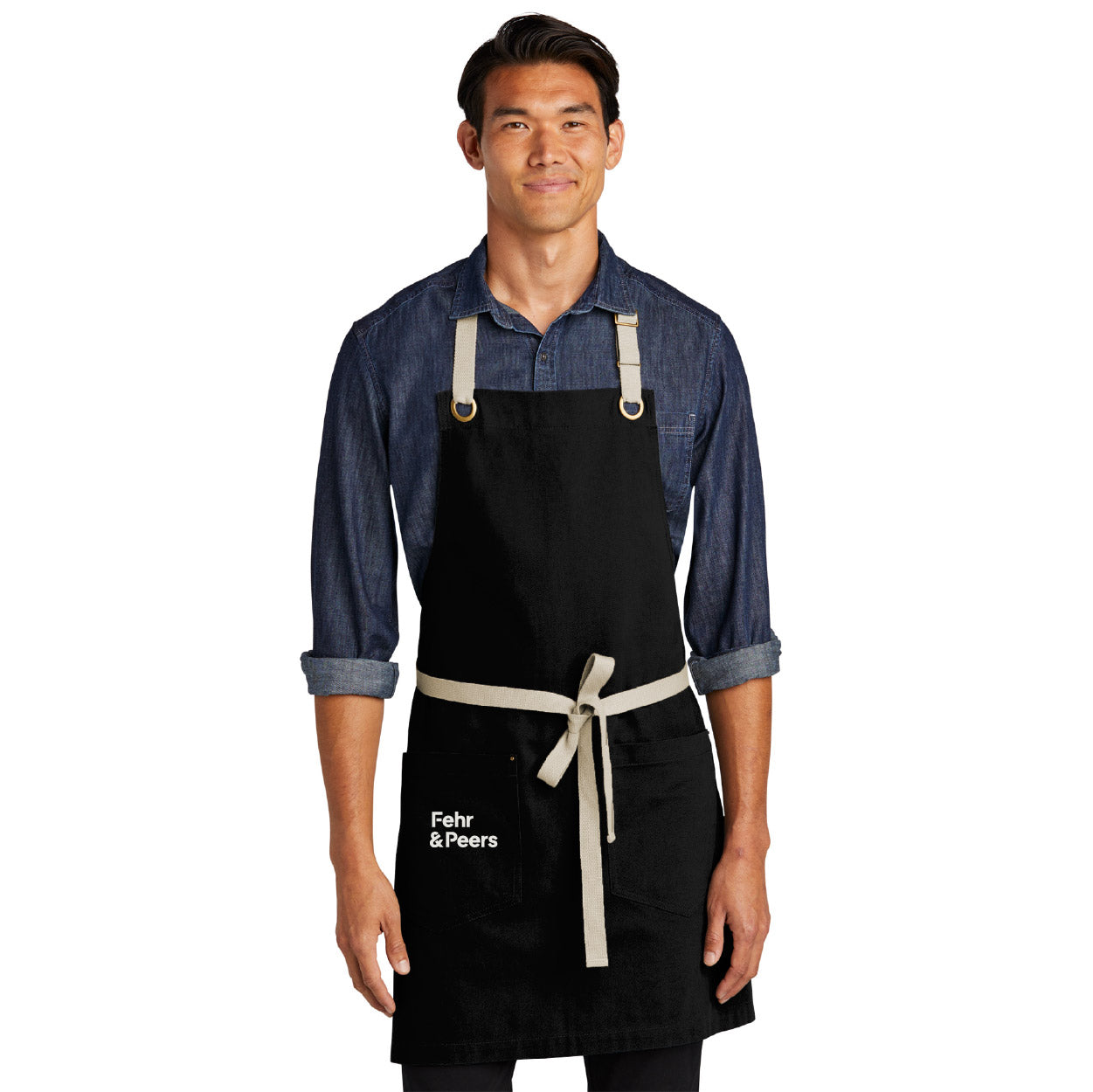 Port Authority Canvas Full-Length Two-Pocket Apron