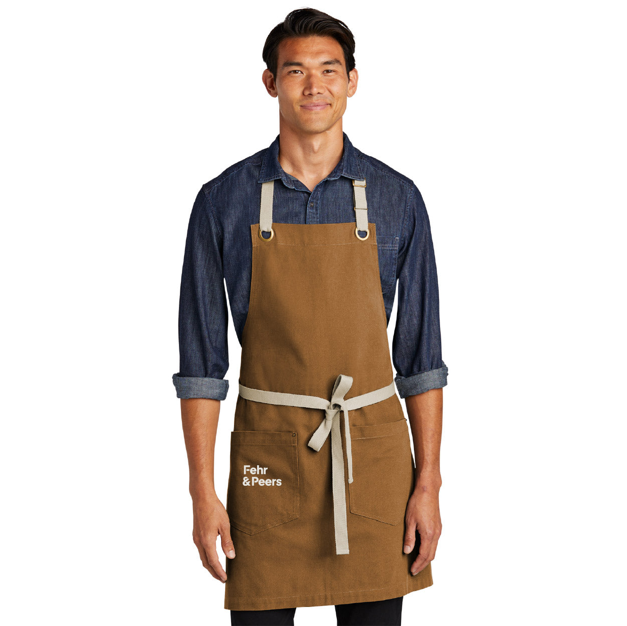 Port Authority Canvas Full-Length Two-Pocket Apron