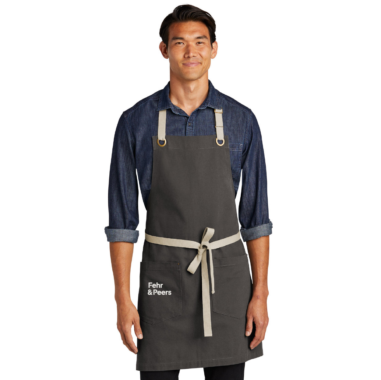 Port Authority Canvas Full-Length Two-Pocket Apron