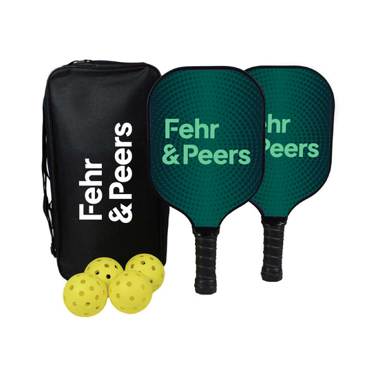 Deluxe Pickleball Plus Set Single-Sided Paddles