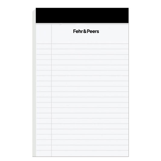 Legal Pad with Imprinted Sheets