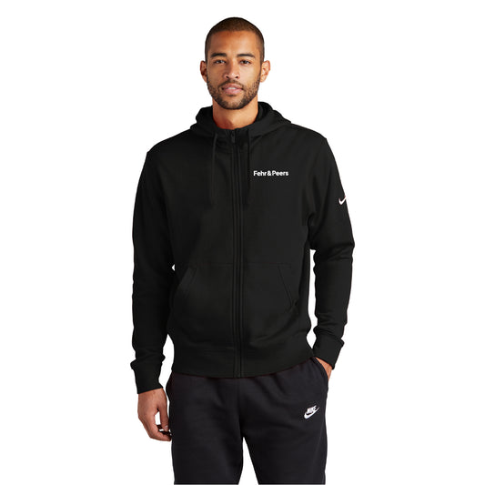 Nike Club Fleece Sleeve Swoosh Full-Zip Hoodie