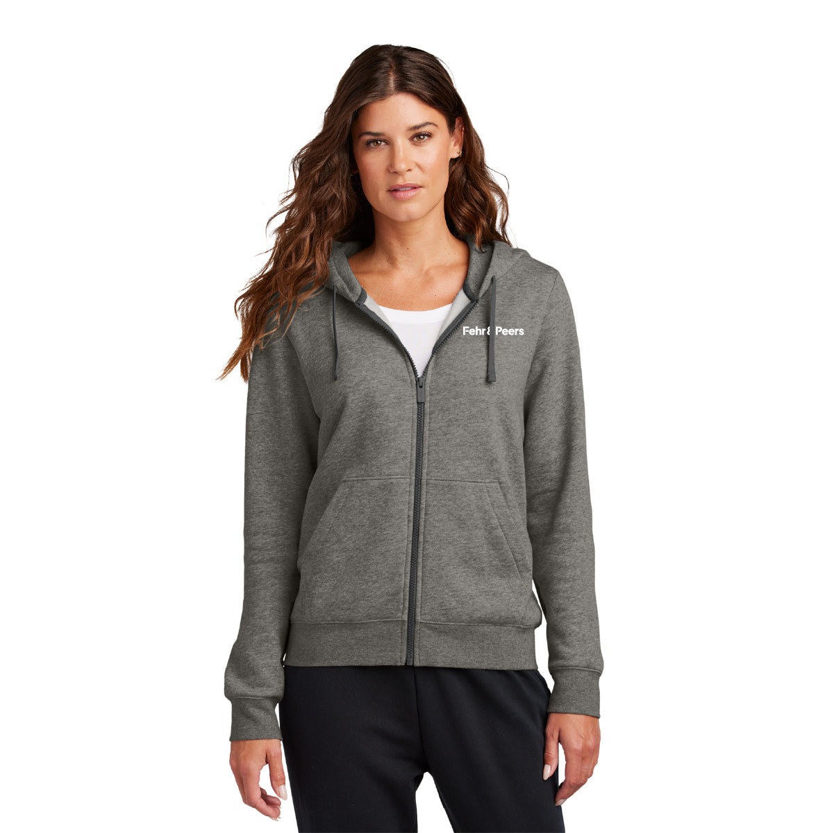 Nike Women's Club Fleece Sleeve Swoosh Full-Zip Hoodie