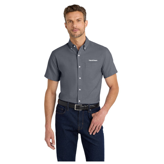Port Authority® Short Sleeve SuperPro™ Oxford Shirt