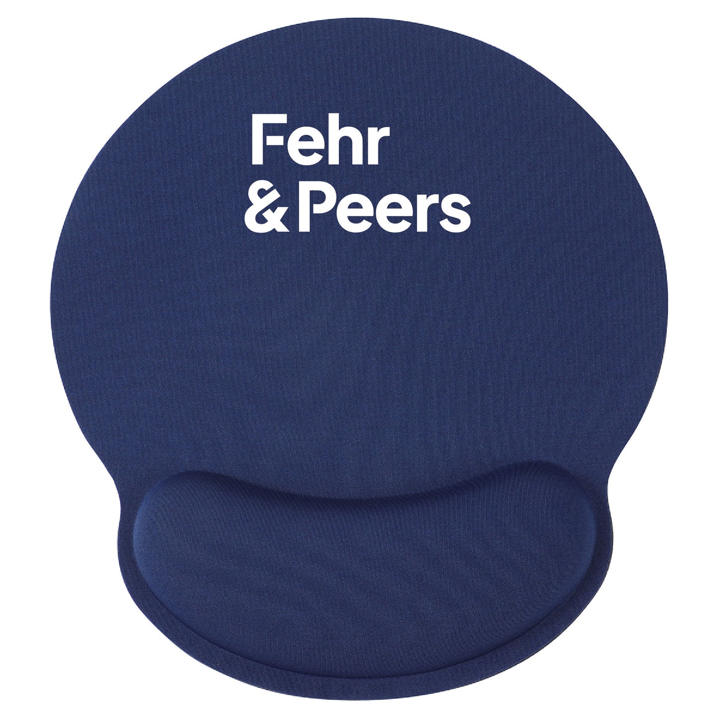 Crest Non-Slip Mouse Pad with Foam Wrist Rest
