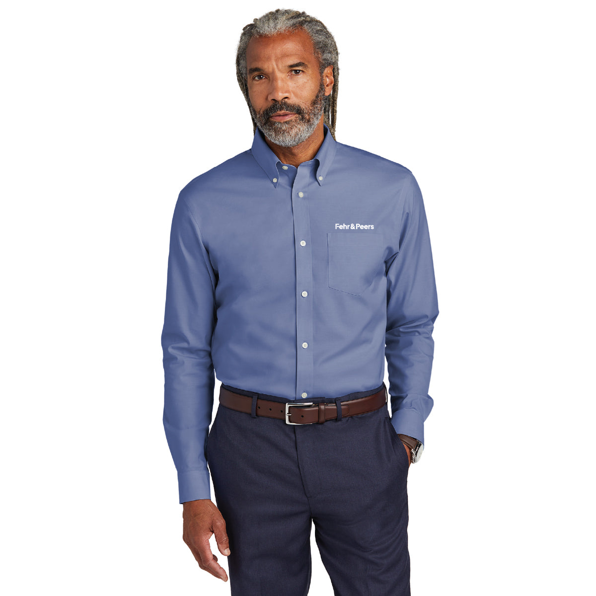 Brooks Brothers Wrinkle-Free Stretch Pinpoint Shirt